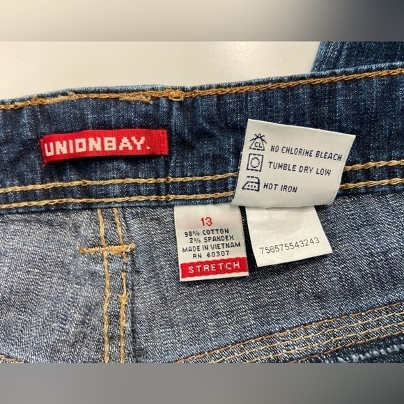 Union Bay Jean Bermuda shorts size 13 - Picture 8 of 8